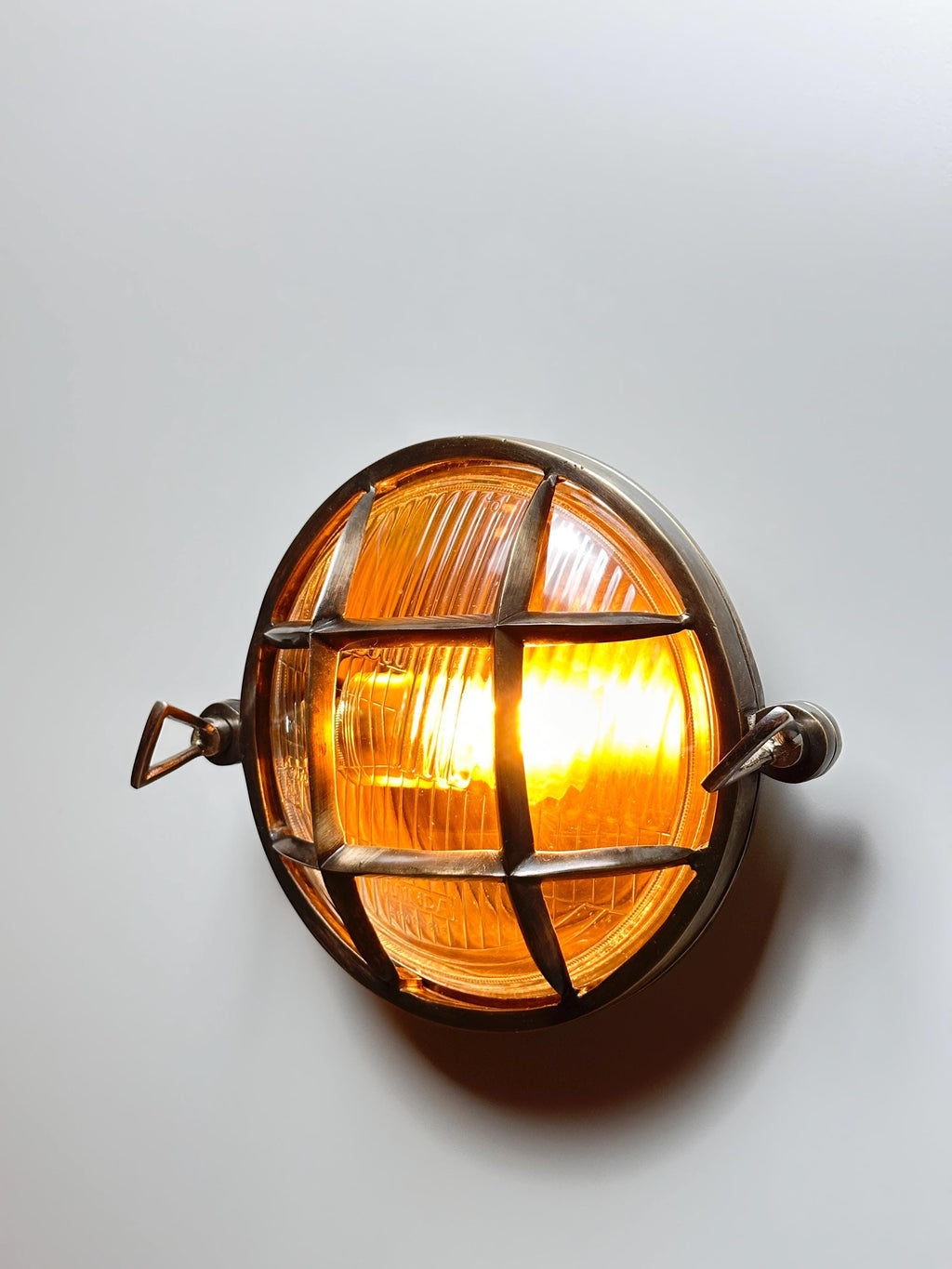 Romanos Nautical Wall Sconce Solid Brass IP64 Exterior Light by OZENDECO