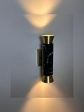 San Felipe Wall Sconce Marble and Metal Modern Interior Light by OZENDECO