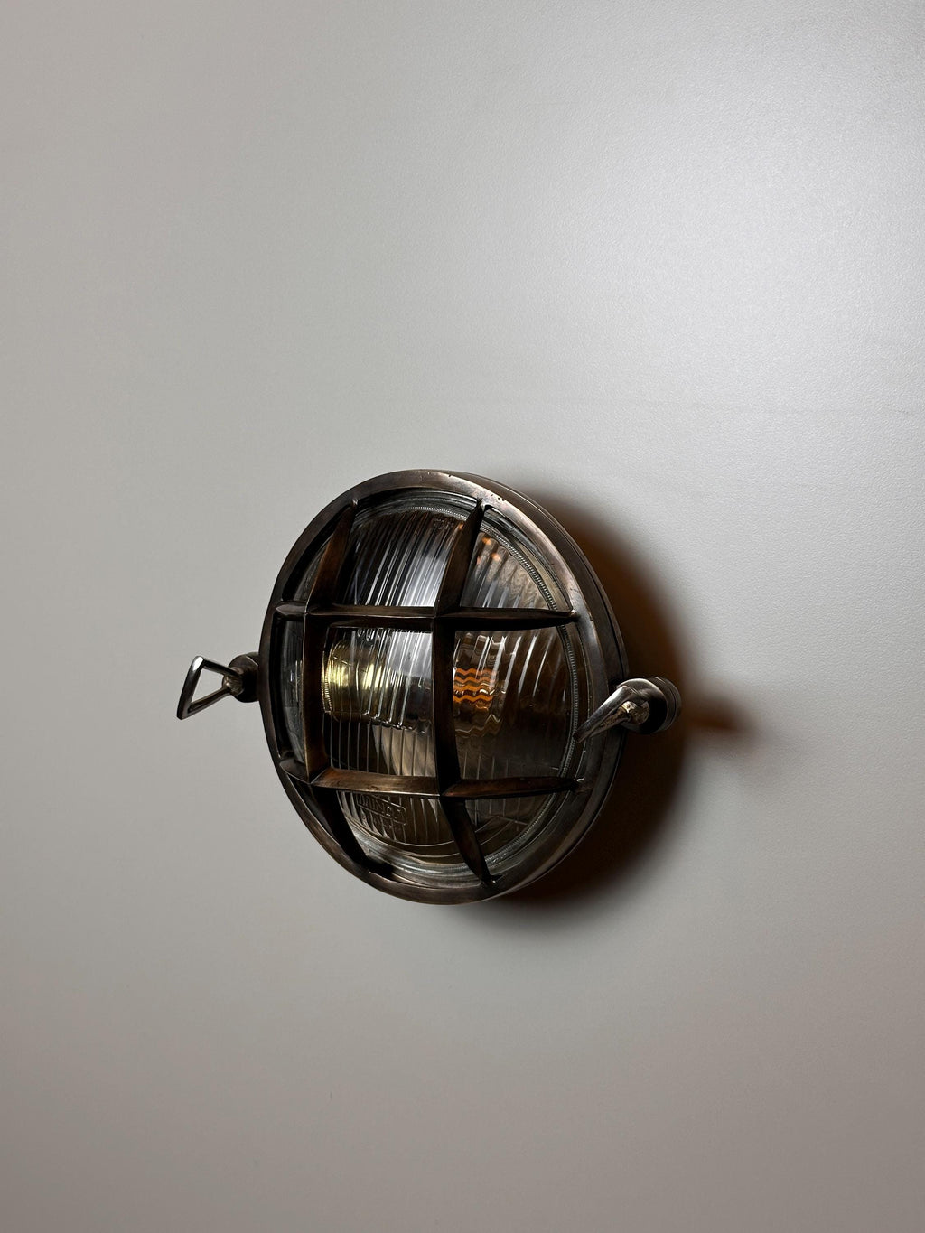 Romanos Nautical Wall Sconce Solid Brass IP64 Exterior Light by OZENDECO