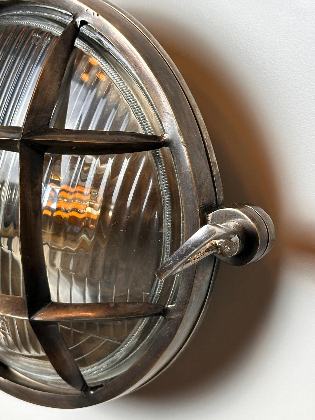 Romanos Nautical Wall Sconce Solid Brass IP64 Exterior Light by OZENDECO