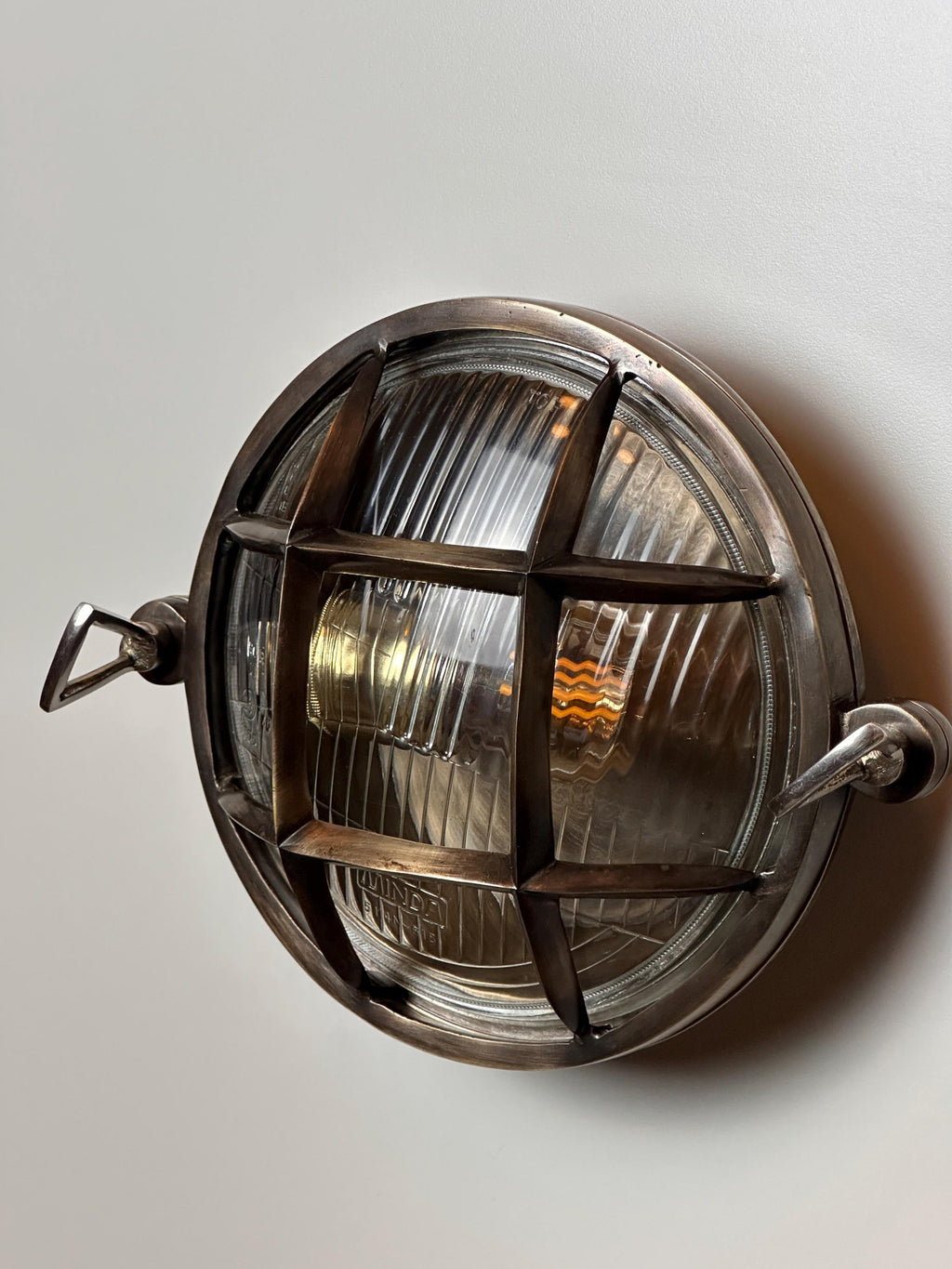 Romanos Nautical Wall Sconce Solid Brass IP64 Exterior Light by OZENDECO
