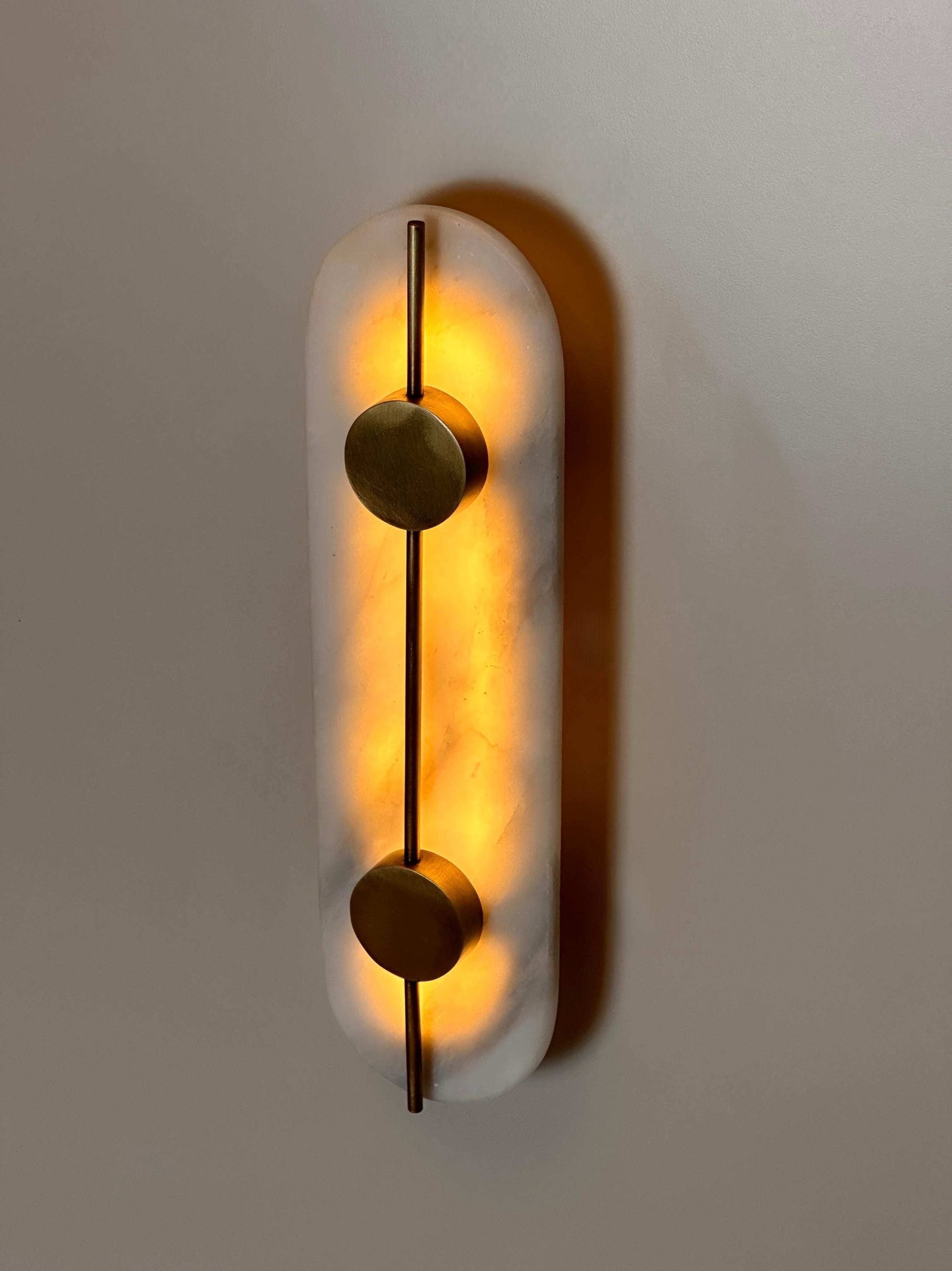 Cascia Wall Light: Luxury Marble and Metal (Modern Interior Sconce)