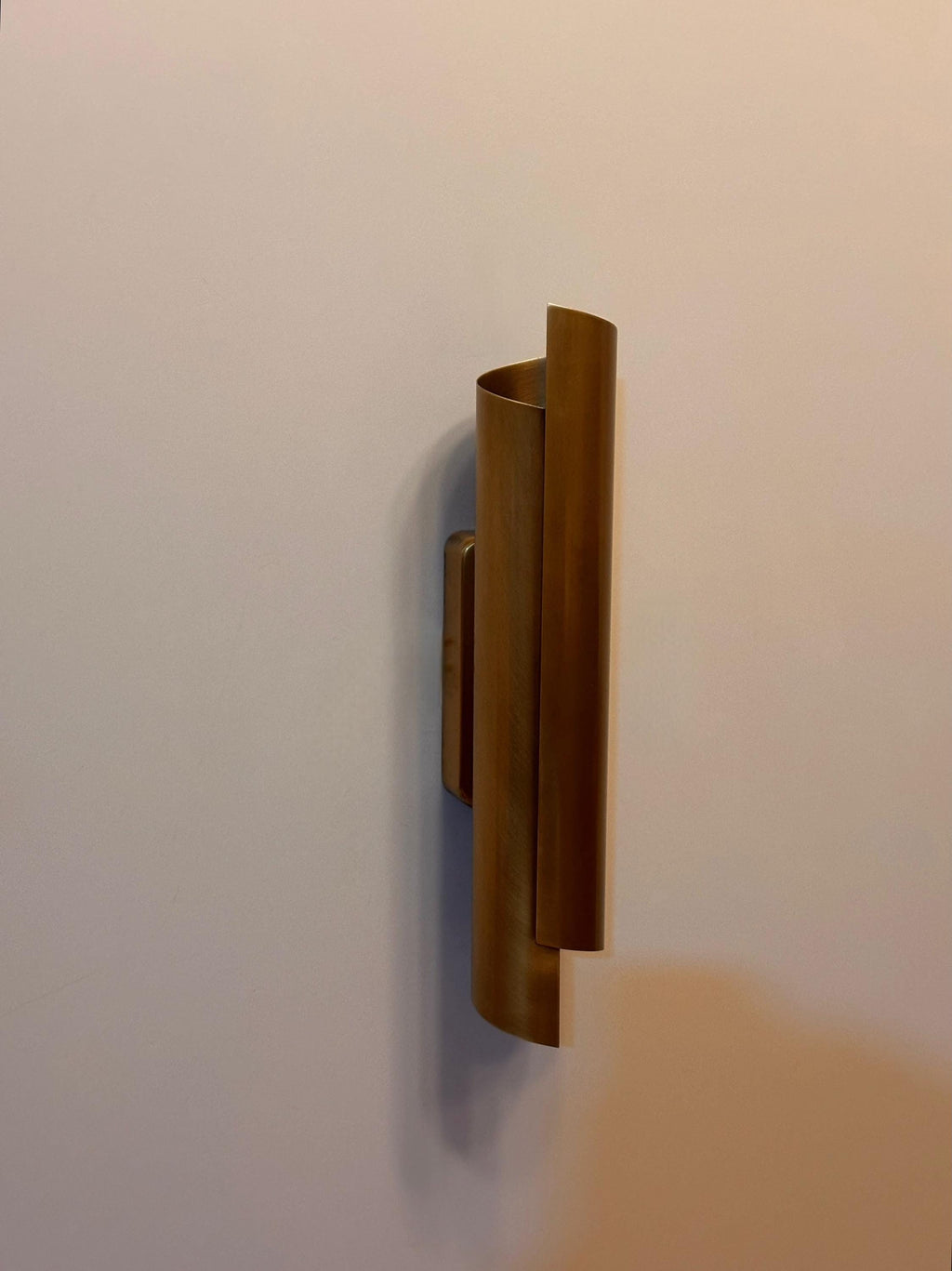 Chora Wall Sconce: Modern Brass Dual Beam Indoor Light