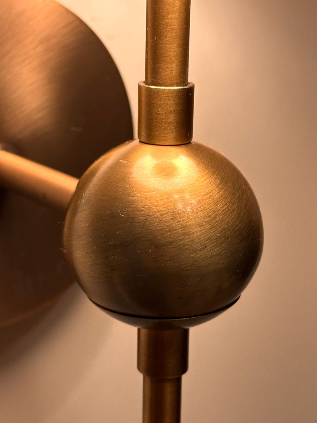 Ancone Wall Sconce – Handmade Brass Interior Light with Fabric Shade | Luxury Ambient Bedroom