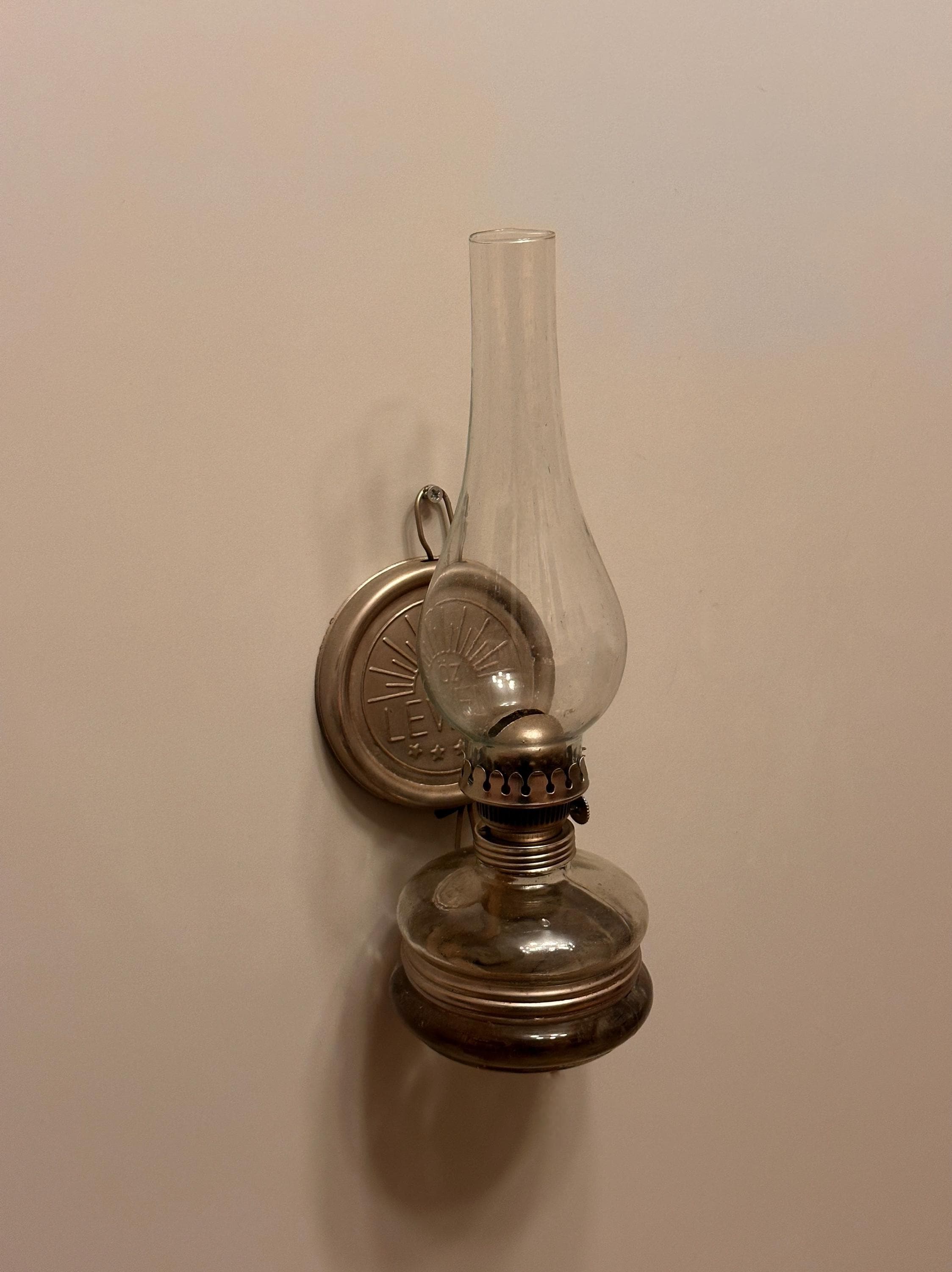 Afsar Wall-Mounted Vintage Brass Oil Lantern for Rustic Interiors
