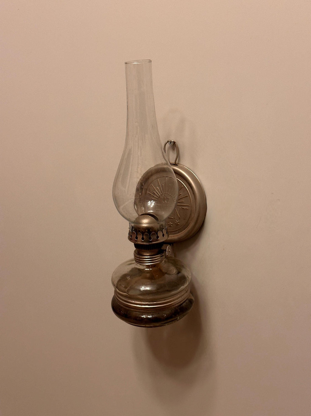 Afsar Wall-Mounted Vintage Brass Oil Lantern for Rustic Interiors