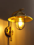Latinn Solid Brass Nautical Wall Sconce – Outdoor Coastal Lighting