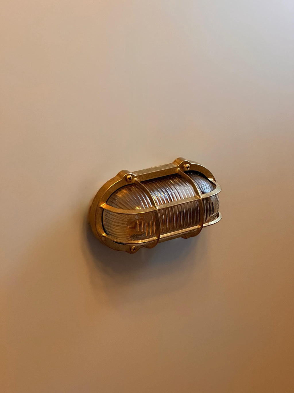 Koper Brass Wall Sconce: Nautical Outdoor Lighting (Weatherproof Finish)