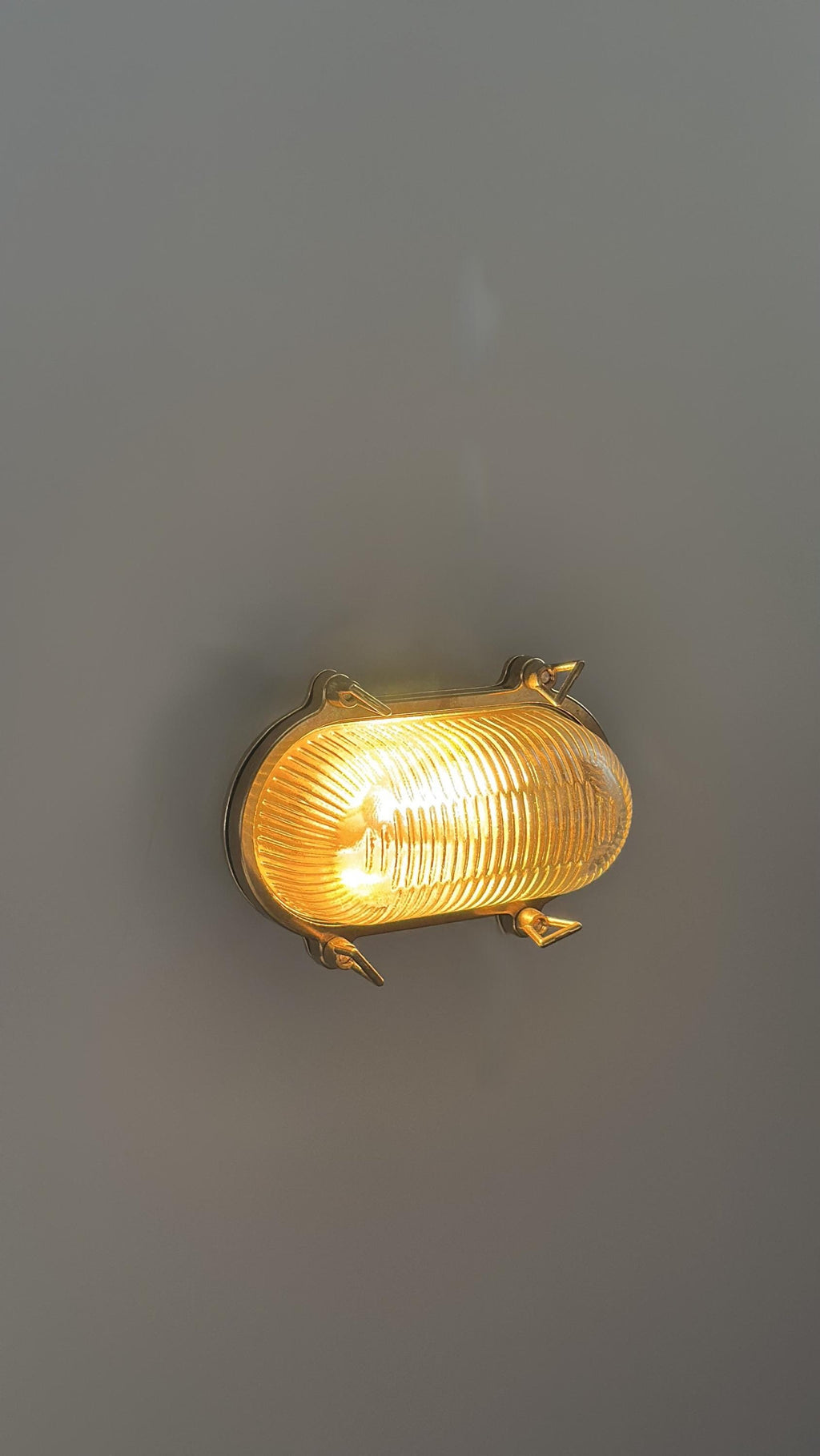 Athnes Solid Brass Wall Sconce – Handmade Nautical Outdoor Light
