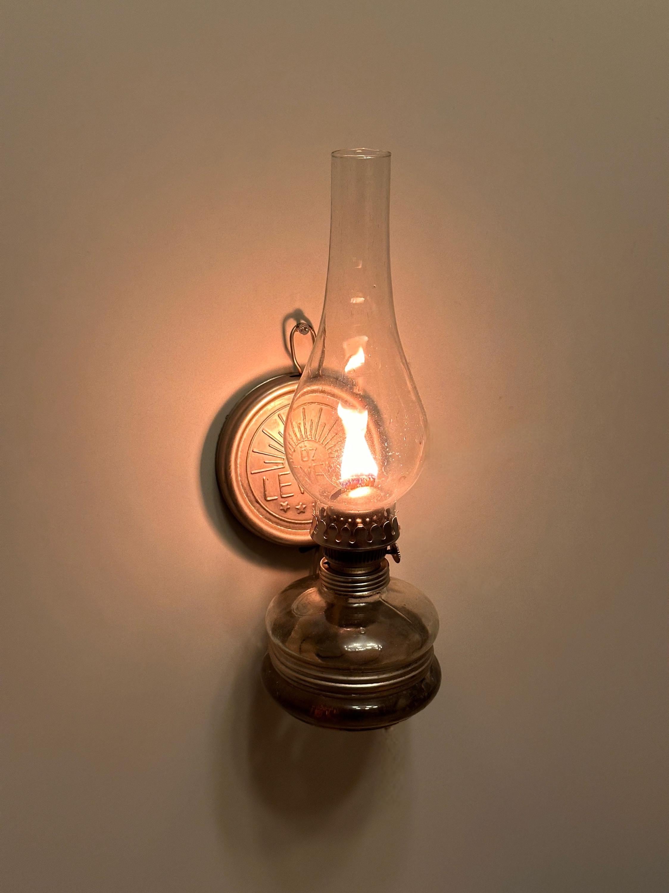 Afsar Wall-Mounted Vintage Brass Oil Lantern for Rustic Interiors