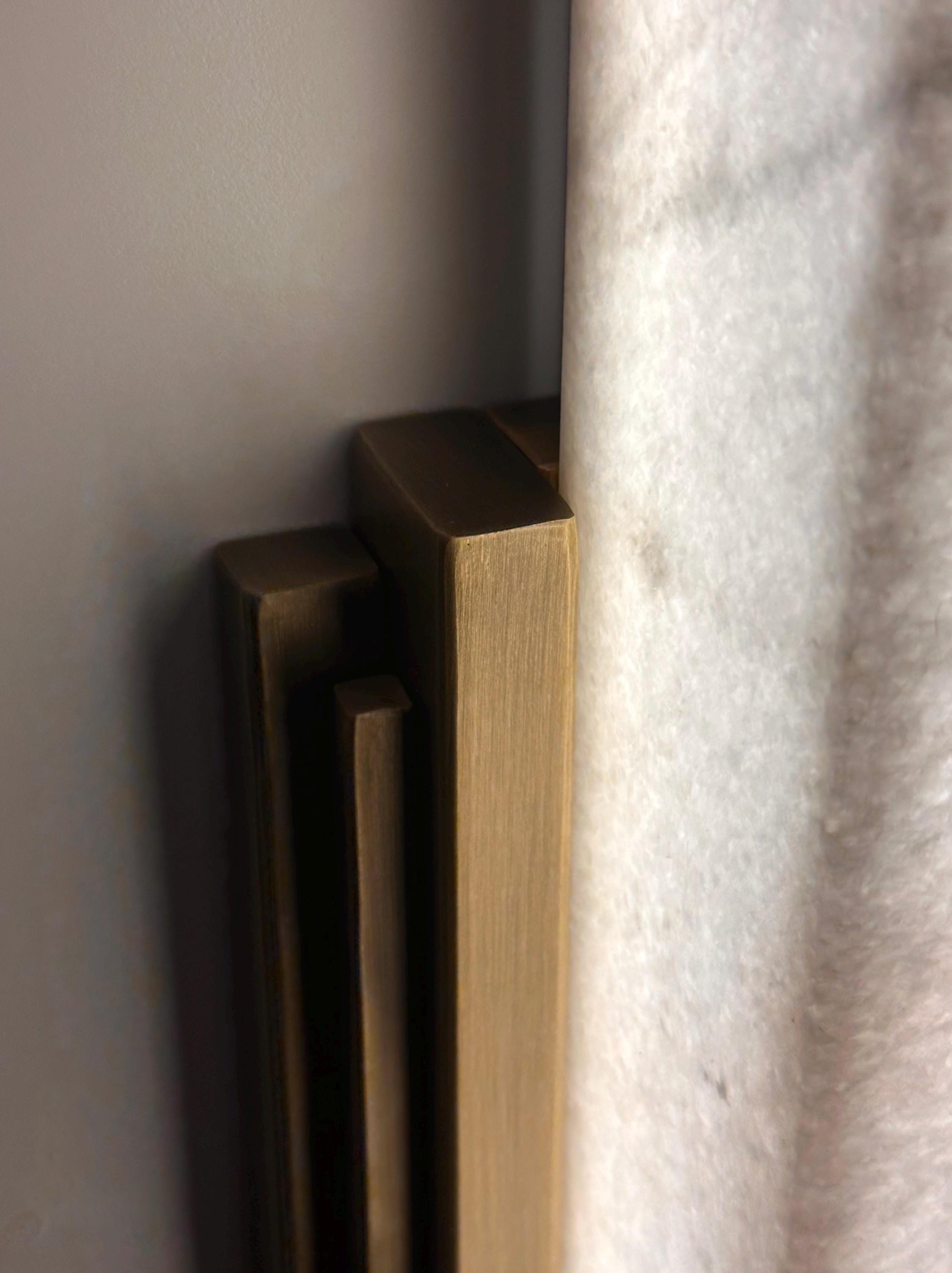 Chilmark Marble Wall Sconce – Architectural Stone Wall Light, Minimal Luxury Interior Lighting, Handmade