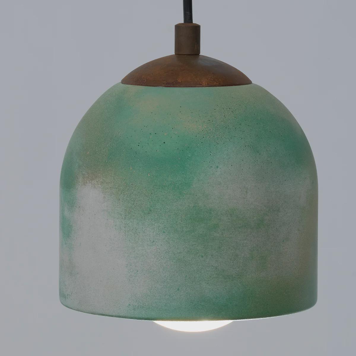 NAPLES II Concrete Pendant Light – Handmade Minimalist Cement Hanging Lamp – Modern Architectural Ceiling Lighting