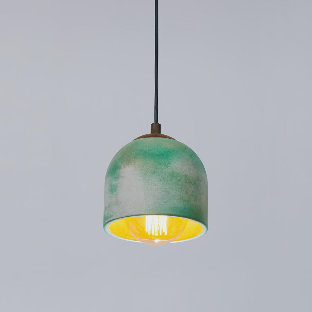 NAPLES II Concrete Pendant Light – Handmade Minimalist Cement Hanging Lamp – Modern Architectural Ceiling Lighting