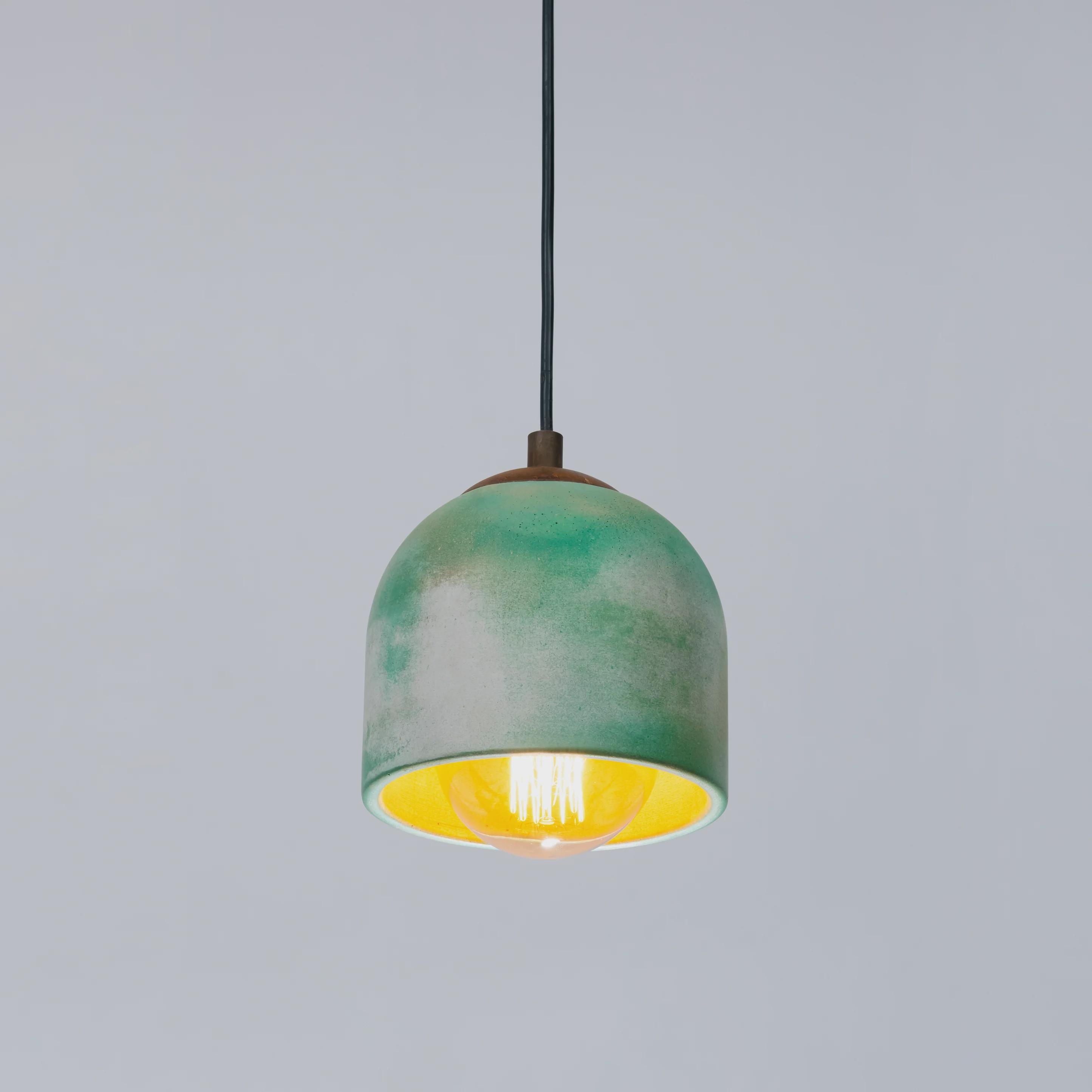 NAPLES II Concrete Pendant Light – Handmade Minimalist Cement Hanging Lamp – Modern Architectural Ceiling Lighting
