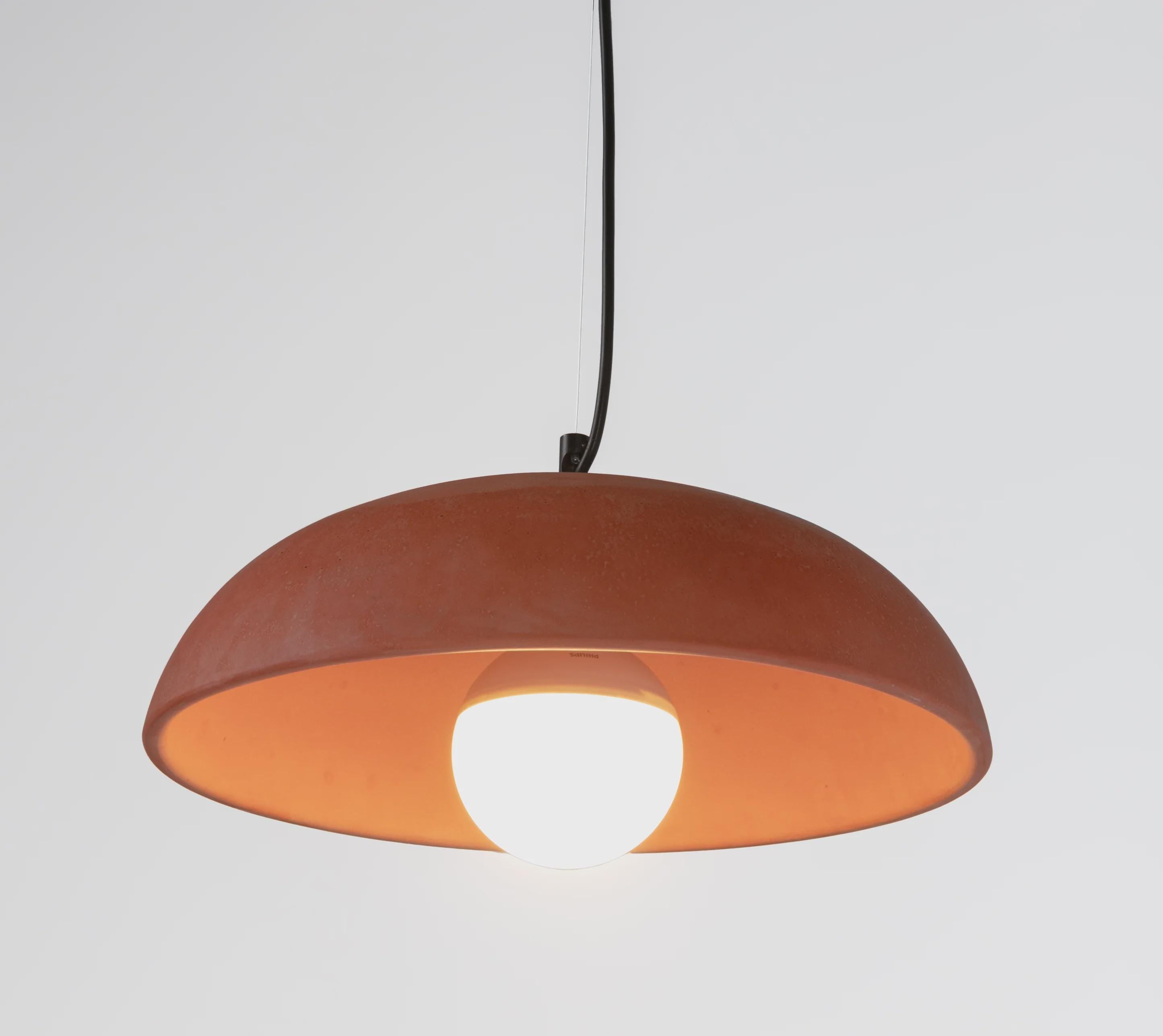 MATARA III Terracotta Pendant Light – Handmade Clay Hanging Lamp, Mediterranean Ceiling Light