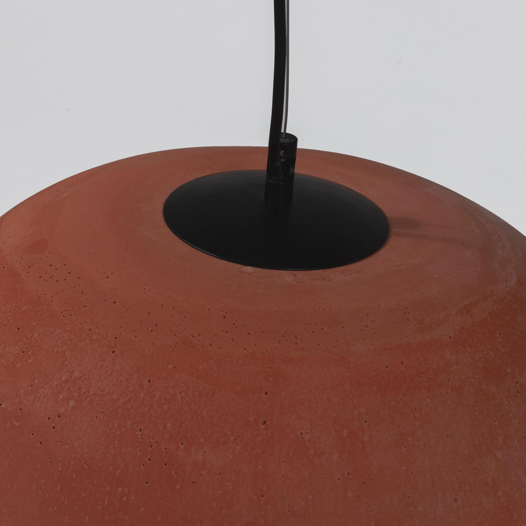 MATARA III Terracotta Pendant Light – Handmade Clay Hanging Lamp, Mediterranean Ceiling Light