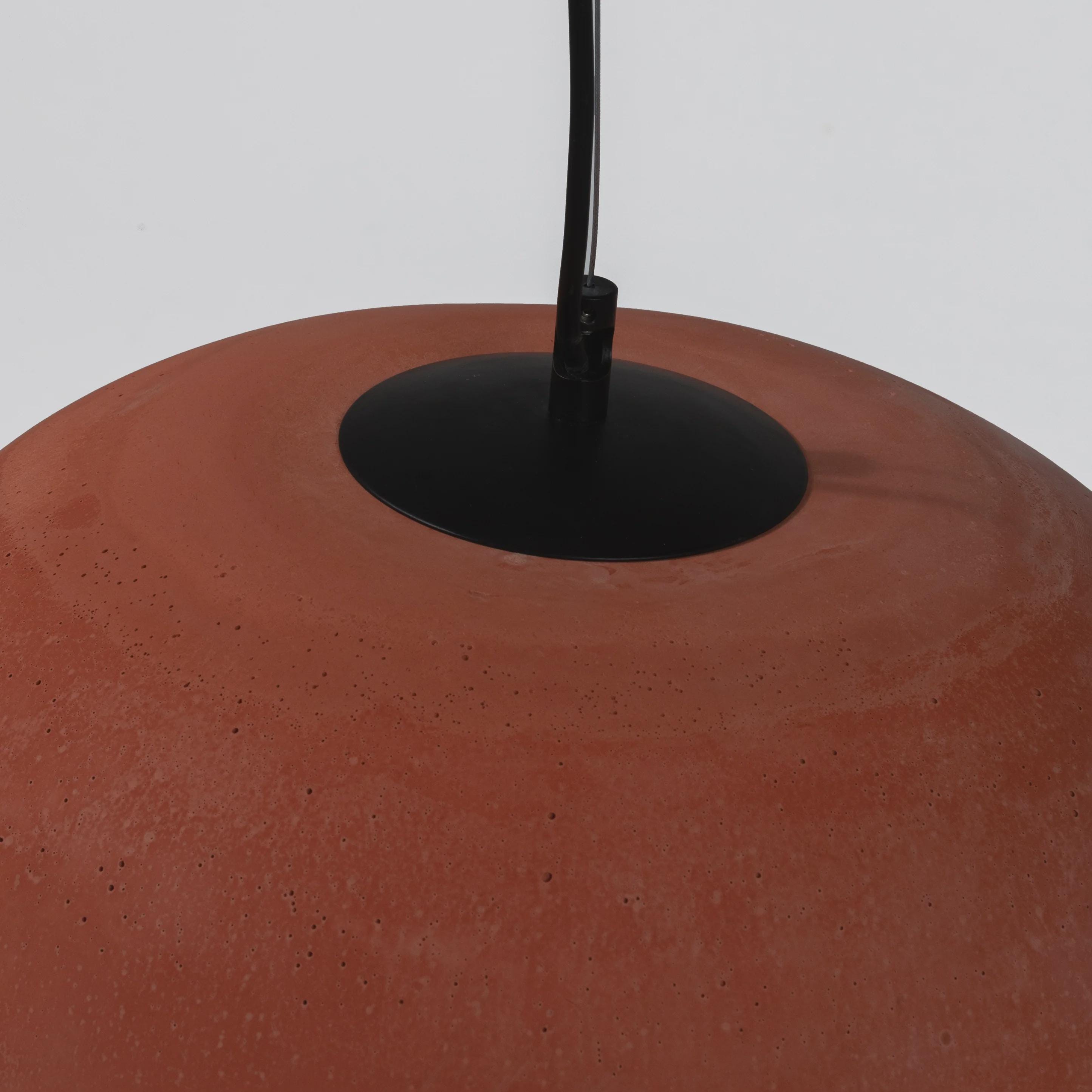 MATARA III Terracotta Pendant Light – Handmade Clay Hanging Lamp, Mediterranean Ceiling Light
