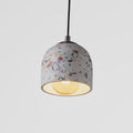 NAPLES IV Small Terrazzo Pendant Light – Handmade Concrete Ceiling Lamp for Kitchen Island
