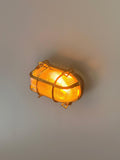 Lombard Outdoor Bulkhead Light, Nautical Cage Sconce Weatherproof Marine Lamp Industrial Exterior Fixture