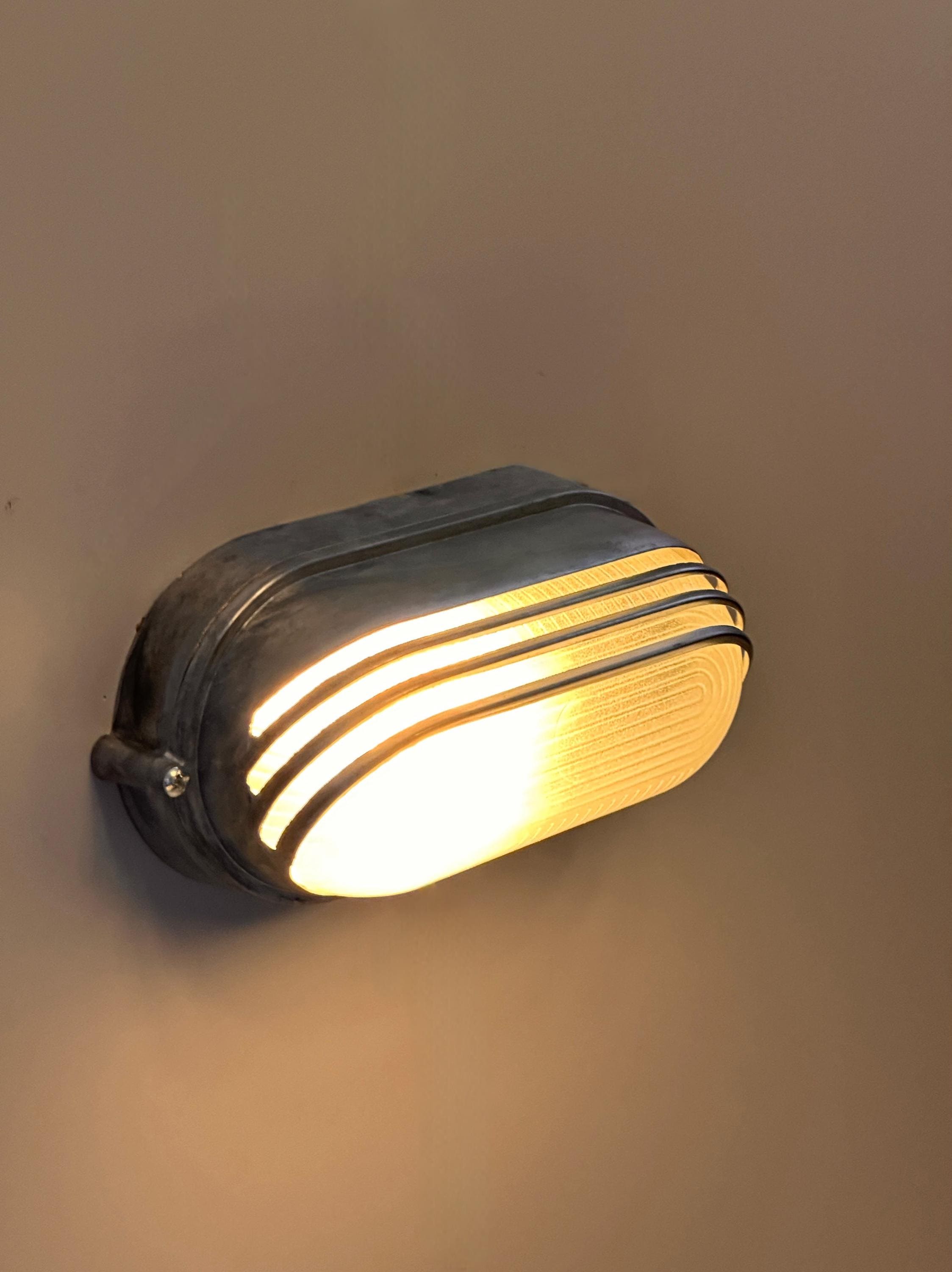 YONGE Outdoor Wall Light, Nautical Bulkhead Sconce, Industrial Exterior Fixture, Modern Coastal Lighting