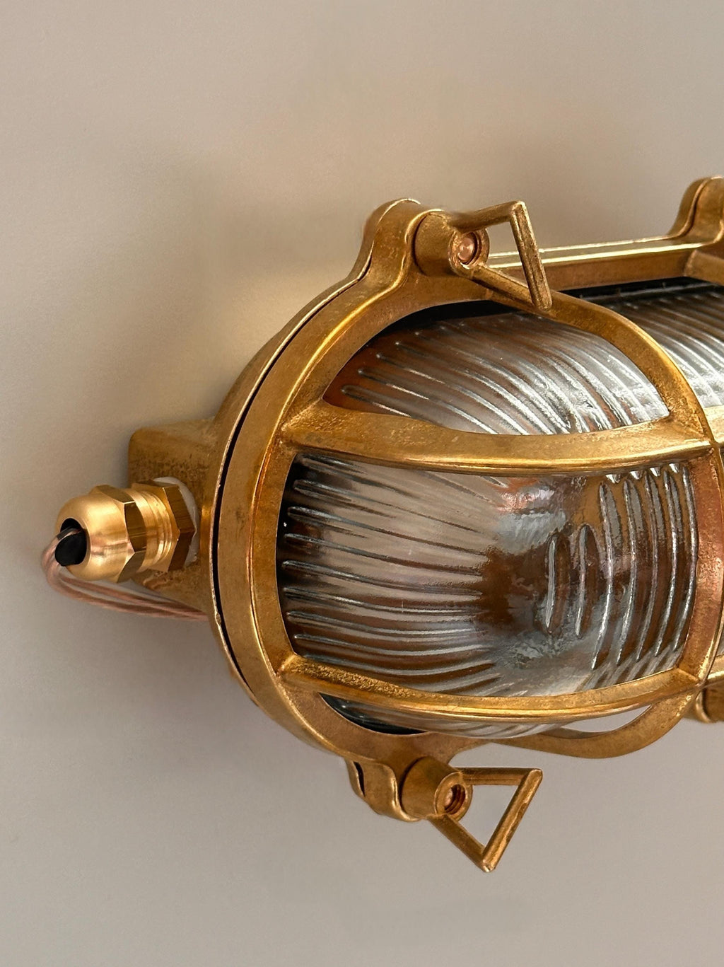Lombard Outdoor Bulkhead Light, Nautical Cage Sconce Weatherproof Marine Lamp Industrial Exterior Fixture