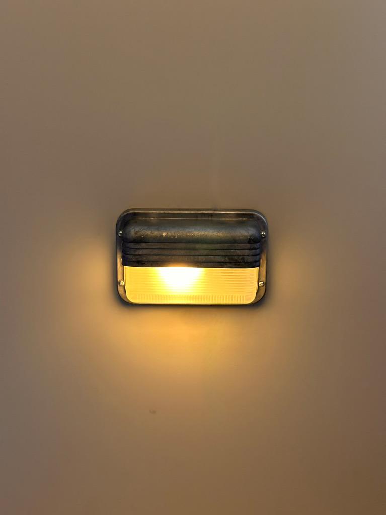 ABBEY Exterior Wall Light Industrial Outdoor Sconce Contemporary Bulkhead Fixture Coastal Lighting