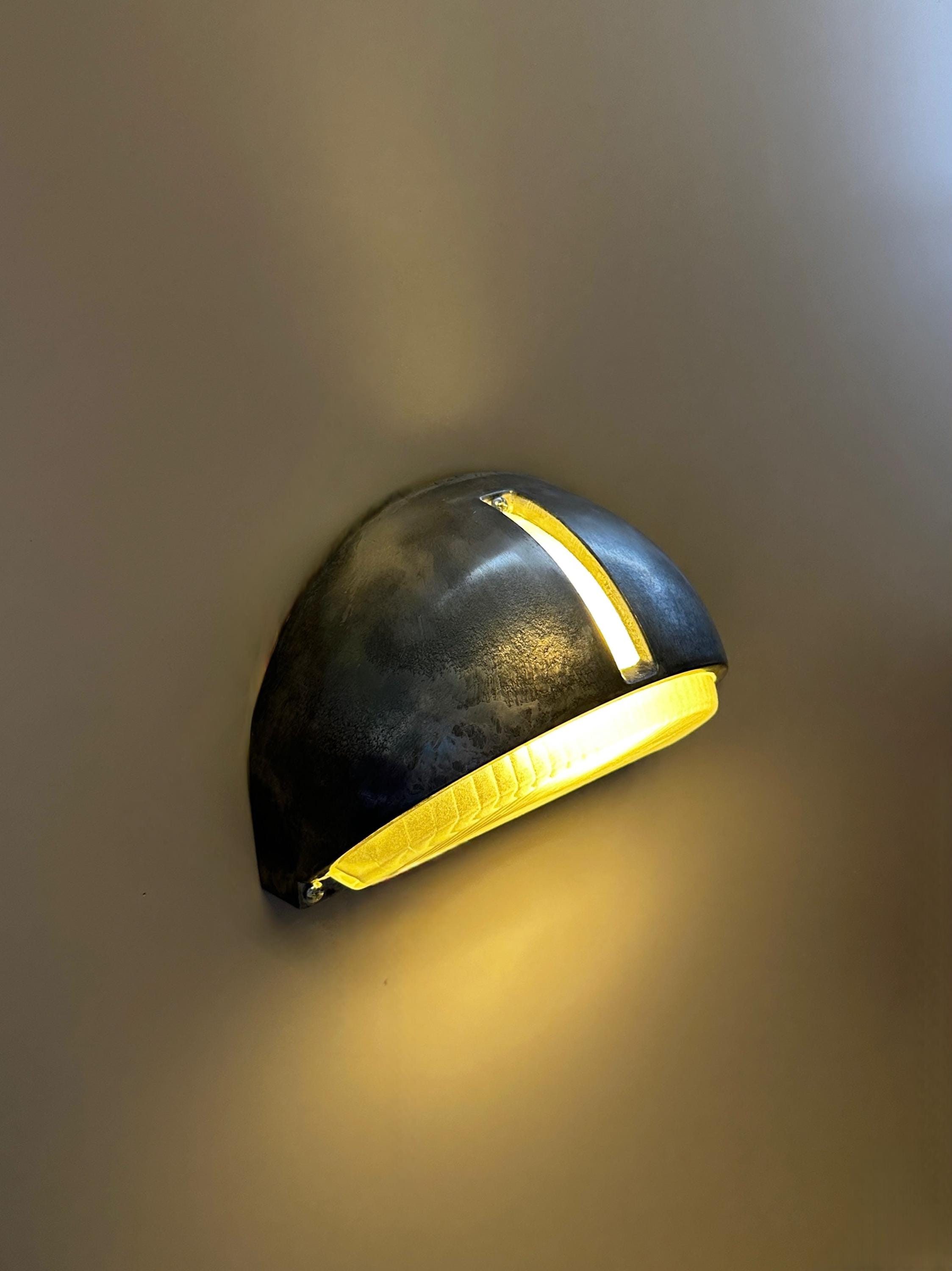 LA BOCA Outdoor Wall Light Industrial Exterior Sconce Architectural Metal Fixture Contemporary Outdoor Lighting