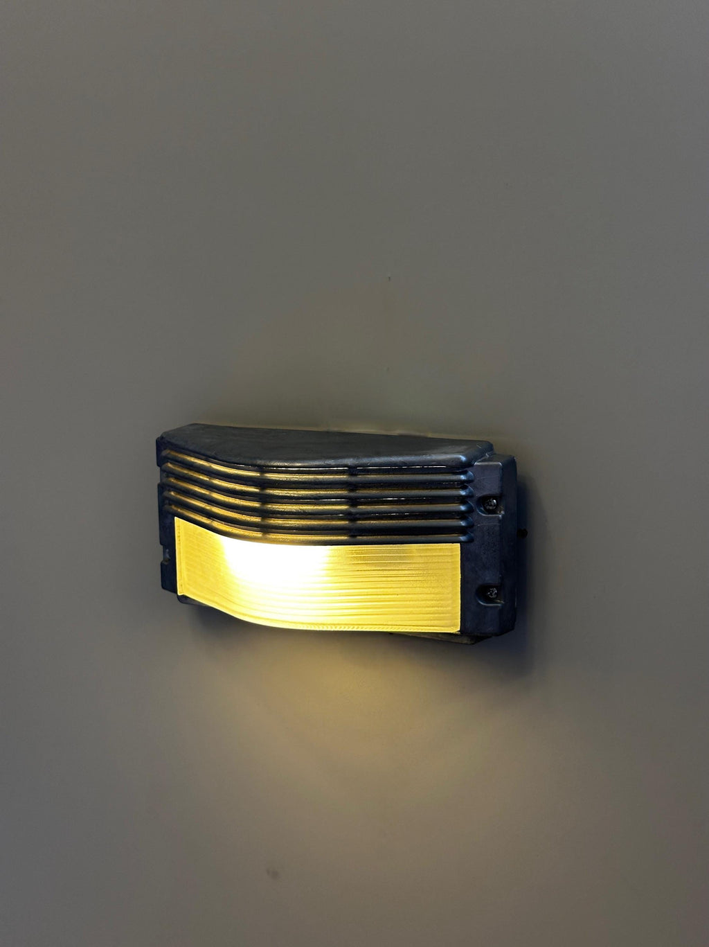 BOURBON Outdoor Wall Light, Industrial Bulkhead Sconce, Architectural Exterior Fixture, Nautical Inspired Lighting