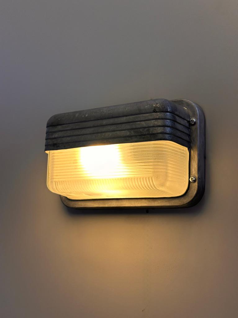 ABBEY Exterior Wall Light Industrial Outdoor Sconce Contemporary Bulkhead Fixture Coastal Lighting